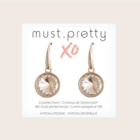 BOUCLES D’OREILLES PENDENTIF OR ROSE