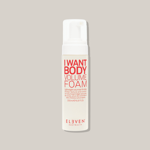 I Want Body volume foam