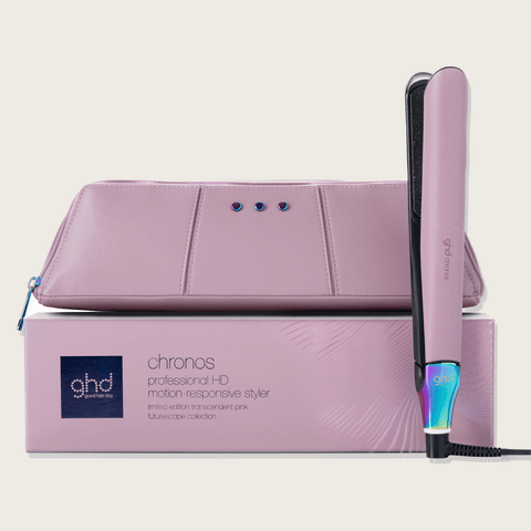 GHD - Lisseur Chronos Rose + Étui Édition Limitée
