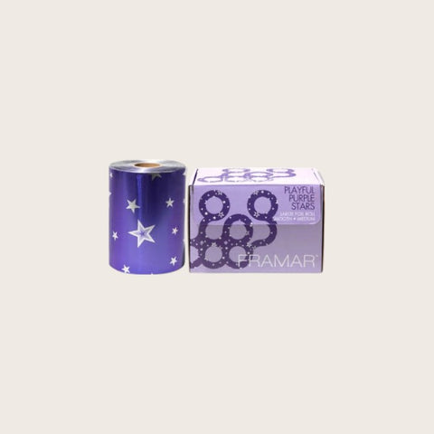 Rouleau aluminium lisse Playful Purple Star – 1600 pieds