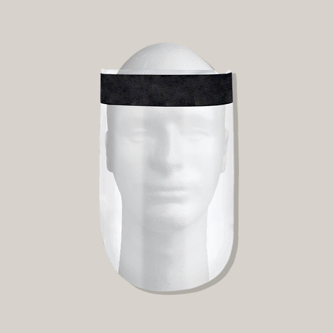 Visière de protection avec coussin frontal