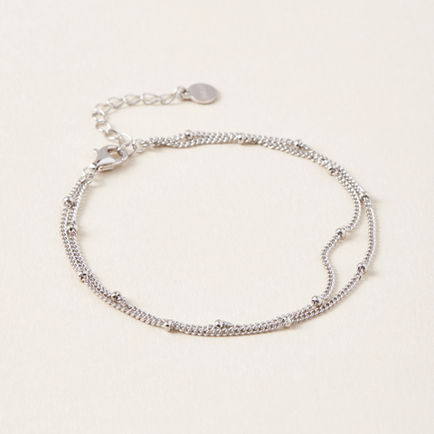 Bracelet Raphaëlle Placage Or Blanc Midi34