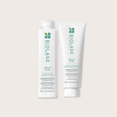 BIOLAGE - Scalp Sync Calming Duo Shampoo 400 ml/Universel Conditioner 400 ml