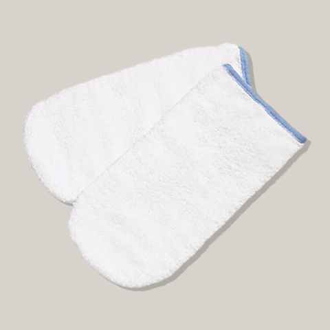 Mitaines Doublées en Tissu Éponge Satin Smooth
