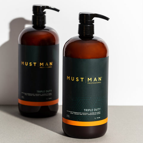 Nettoyant cheveux barbe corps Triple Duty