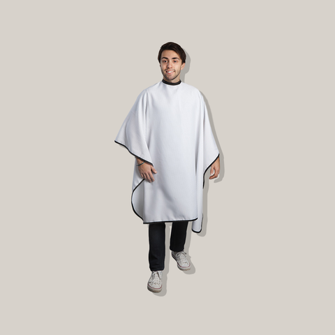 Adult size striped cutting cape #BESBARUCC