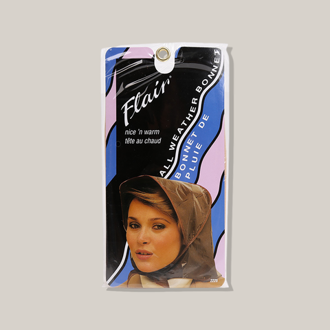 Bonnet de pluie chaud Brun #2225