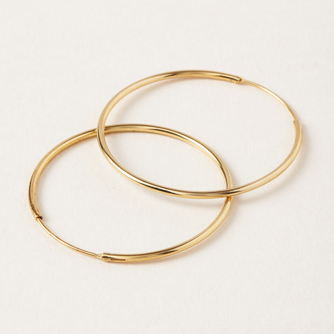 Boucles d'Oreilles Romy Placage Or Jaune Midi34