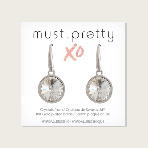 CRYSTAL PENDANT EARRINGS