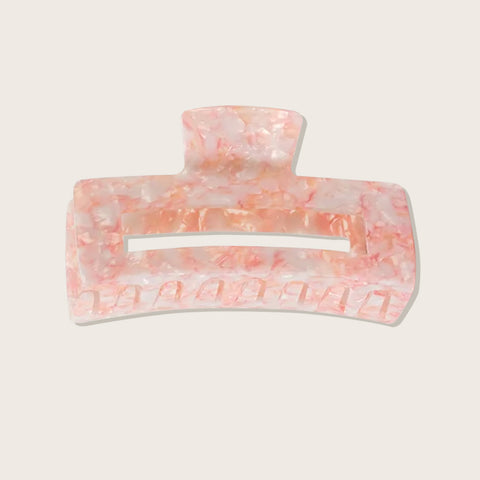 Pince à cheveux rose Pixie Woo, pince à griffe pour coiffer et fixer les cheveux avec précision.