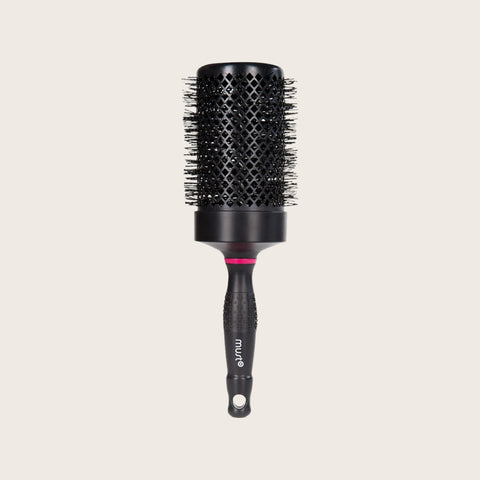Round brush charcoal and ceramic63mm Charmic