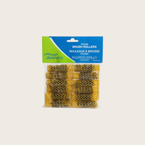 (12/pk) Long Italian RollersYellow