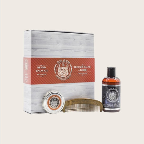 Coffret Brave Nature gel douche/baume/peigne