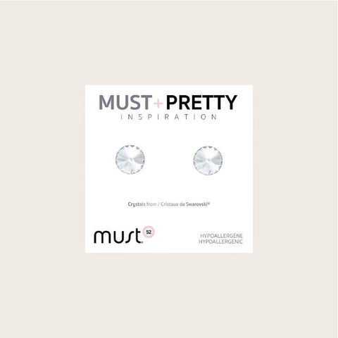 Boucles d’oreilles Must+Pretty Cristal