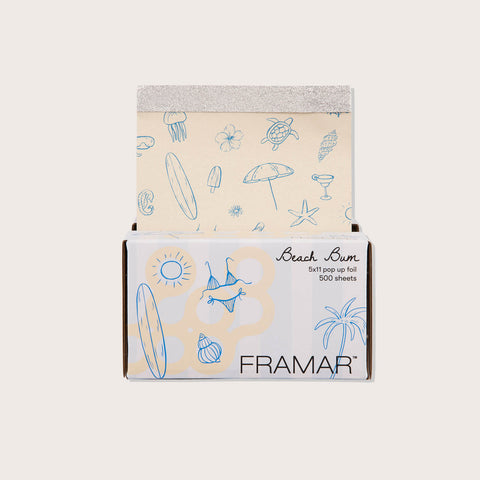 Feuilles d'aluminium Framar Beach Bum, 5'' x 11'', lot de 500 feuilles pour professionnels, surface brillante et résistante