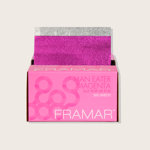 Feuilles Aluminium Man Eater Magenta 5x11 Framar