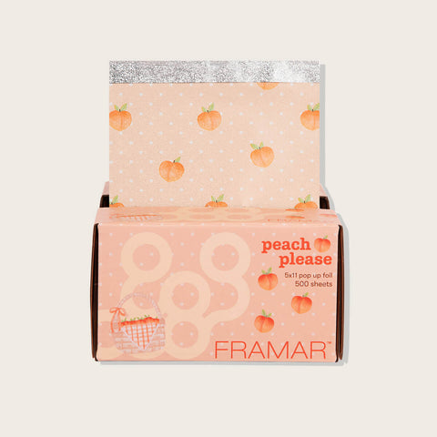 FRAMAR - Feuilles aluminium 500 feuilles 5'' x 11'' peach please