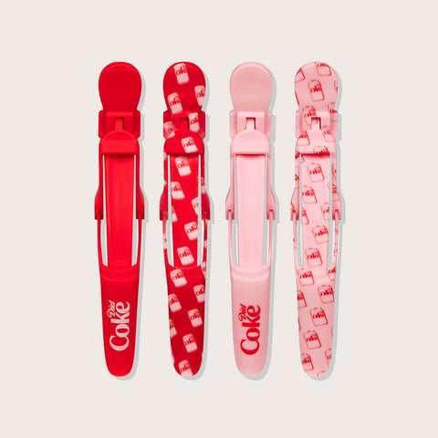 Ensemble de pinces Gator Grips Framar pour bouteilles de Diet Coke, pince en plastique robuste pour manipulation facile.