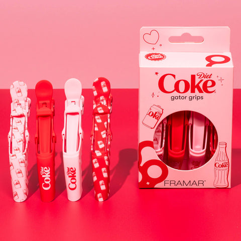 Ensemble de pinces Gator Grips Framar pour pinçage de bouteilles Diet Coke, outils professionnels en acier robuste.