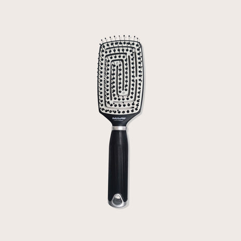 Brosse ventillée en céramique Babylisspro Xtreme grande, outil coiffure professionnel pour sécher et lisser les cheveux.