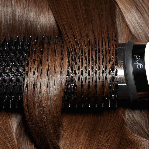 GHD - Brosse chauffante Duet blanche
