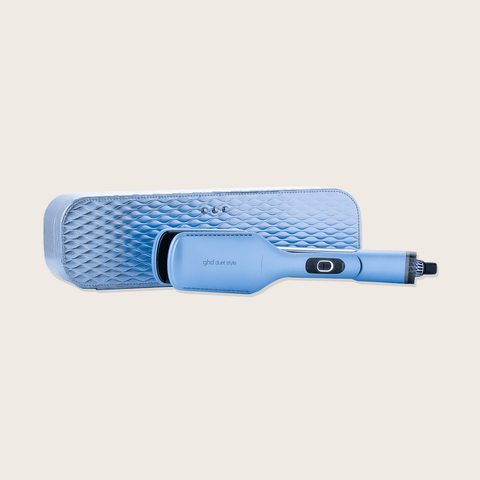 GHD - Duet Style brosse chauffante Bleu + Étui Édition Limitée