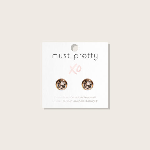 MUST.PRETTY - Boucles d'oreilles Bezel silk