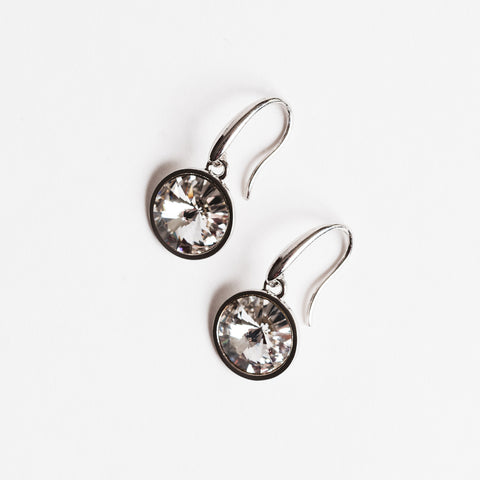 BOUCLES D’OREILLES PENDENTIF CRISTAL 