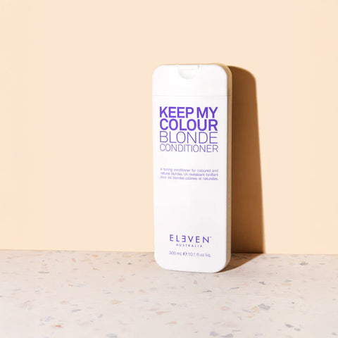 Revitalisant pour cheveux blonds Eleven Australia Keepy Blonde, soin nourrissant pour renforcer et protéger la couleur des cheveux.