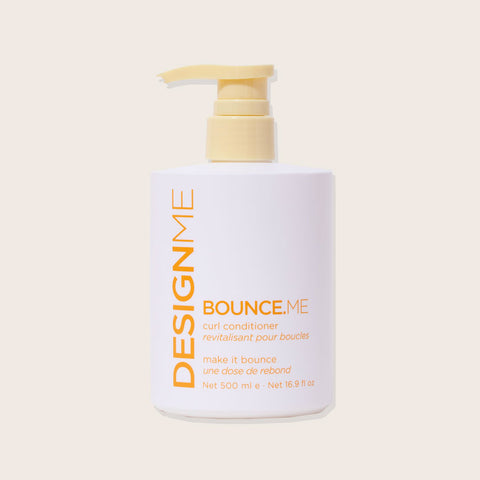 Revitalisant boucles BOUNCE.ME de Design.Me pour cheveux bouclés, texture légère et définition naturelle.