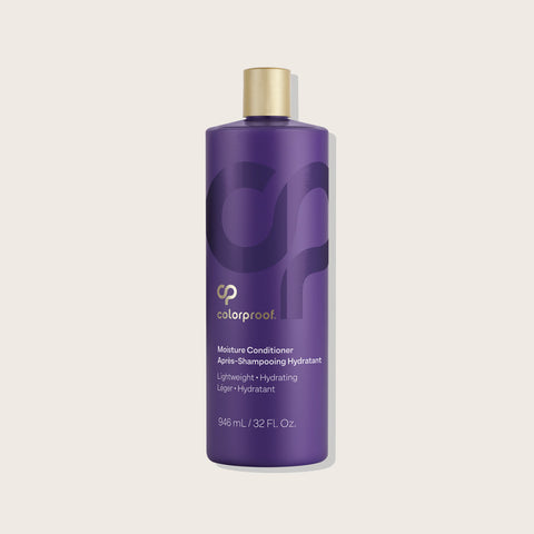 Revitalisant hydratant Colorproof pour cheveux, texture crémeuse et application sur cheveux humides.