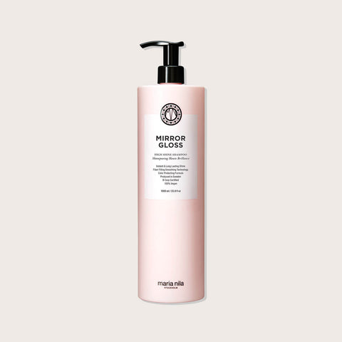 Revitalisant capillaire Maria Nila Mirror Gloss pour une brillance intense et éclatante des cheveux.