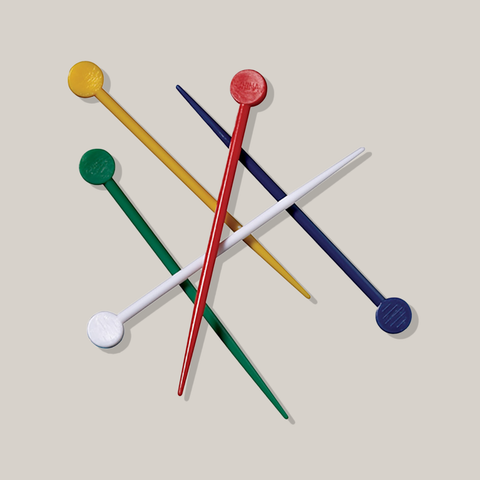 DANNYCO - Tiges en plastique noires 50 pqt