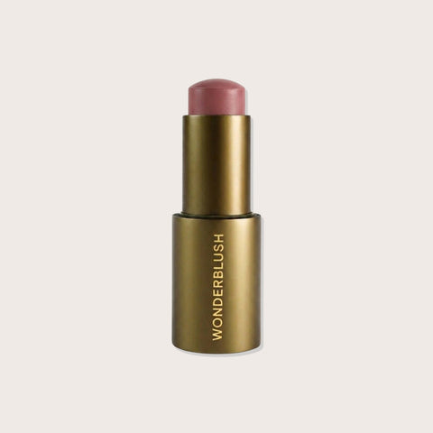 Fard à joues en crème Wonderblush Le Fondant Figue, texture douce et naturelle pour un teint lumineux.