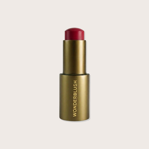 Fard à joues en crème Wonderblush Le Fondant Cerise, texture douce et pigmentée pour un maquillage naturel.