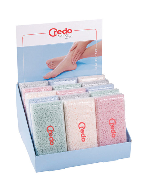 Glass pumice stones display #03621C