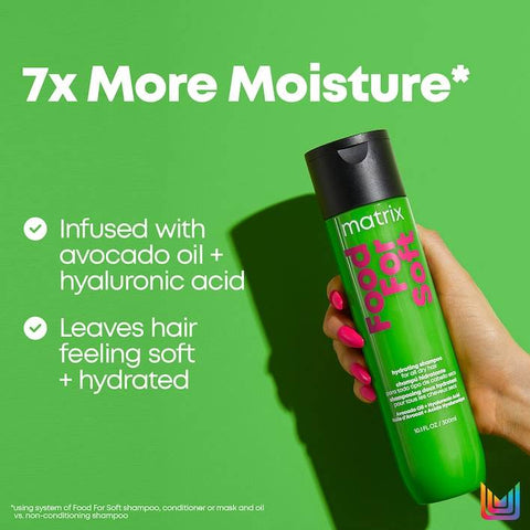 Shampooing doux hydratant Food For Soft 