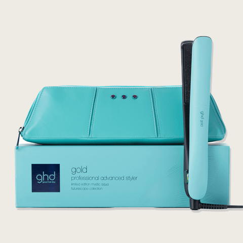 GHD - Lisseur Gold Professional  1 po Sarcelle + Étui Édition Limitée