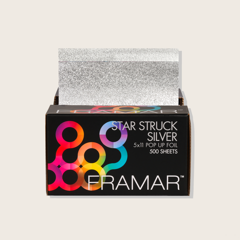 Feuilles Aluminium Gaufrées Star Struck Argent Framar