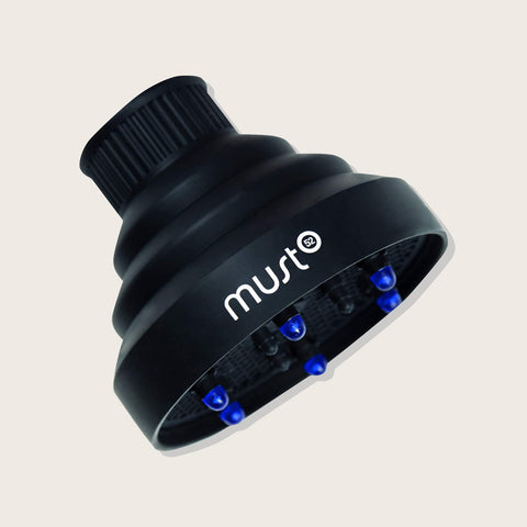 Black silicone folding diffuser