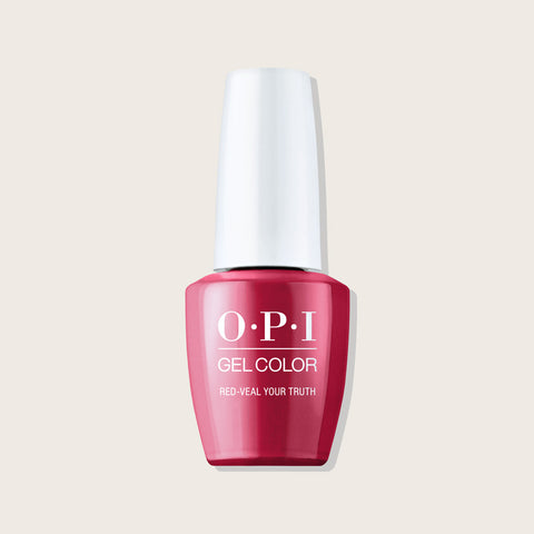 GELCOLOR OPI RED VEAL YOUR TRUTH #GCF007