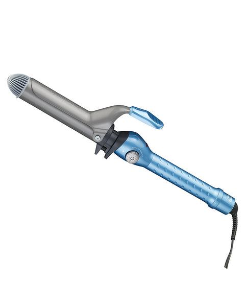 Fer à friser Babylisspro en nano titane avec ou sans pince, outil de coiffure professionnel pour boucles brillantes.