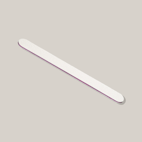 White Cushioned Nail File DP-28-WC