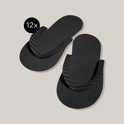 Chaussons Jetables Noirs COMFY (12/pqt) Dannyco