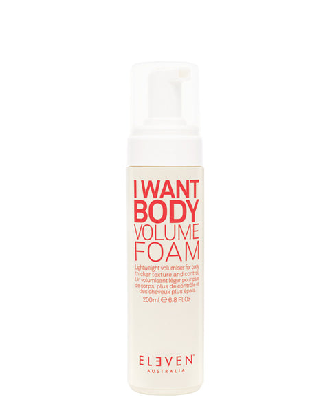 I Want Body volume foam