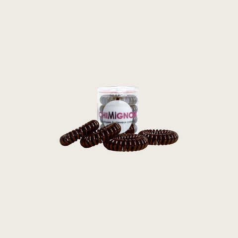 (BOX/4) BROWN CHIMIGNON ELASTIC