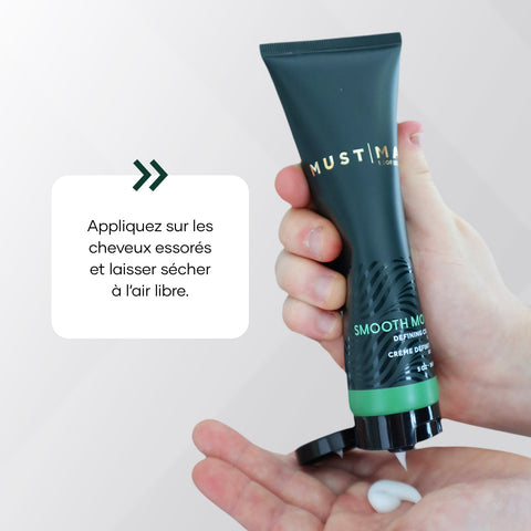 Crème définition pour cheveux Must Man Professional Smooth Move, 150 ml, texture légère pour une coiffure bien définie.