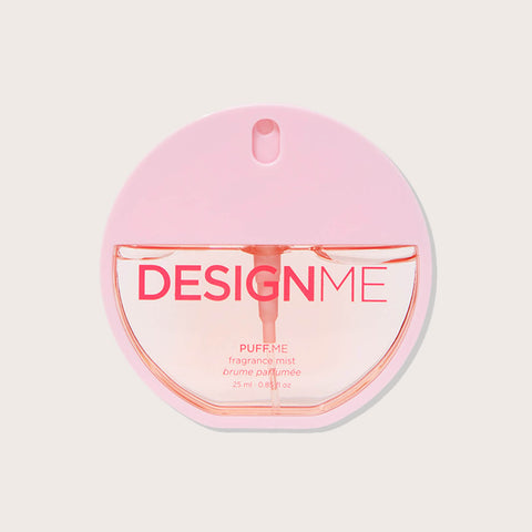 Brume pour cheveux et corps DESIGN.ME PUFF.ME 25 ml, vaporisateur portable avec spray léger pour une brillance et fraîcheur naturelles.