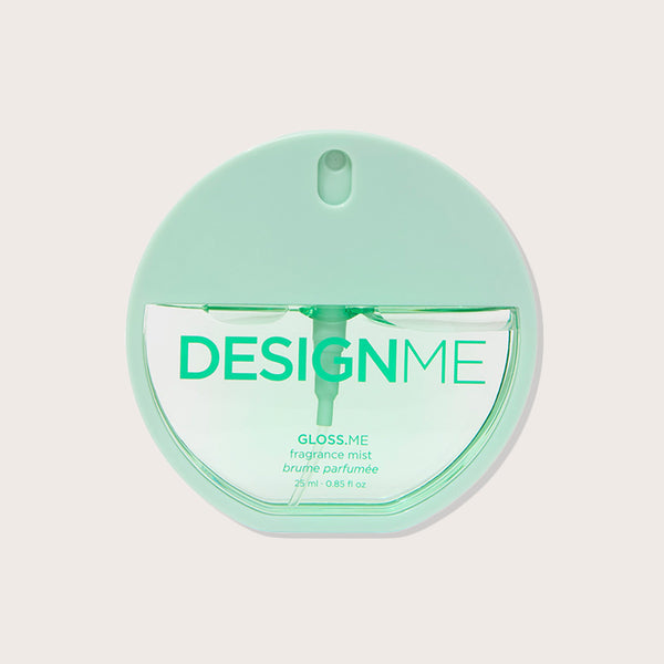 Brume pour cheveux et corps GLOSS.ME de Design.Me, flacon de 25ml avec spray, pour un fini brillant et nourrissant.