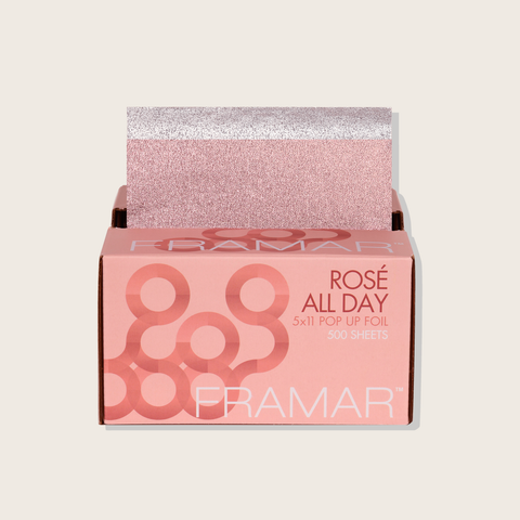 Feuilles Aluminium Gaufrées Rosé All Day 5x11 Framar